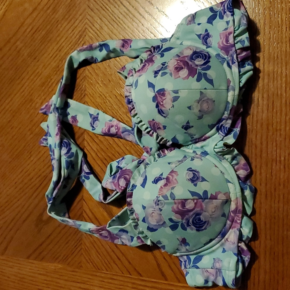 Hot Topic Floral Bra - Small